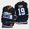 men ducks troy terry authentic hawks black jersey