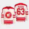 men flames adam ruzicka primegreen 2023 nhl heritage classic authentic player cream jersey