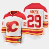 men flames samuel honzek men 2023 nhl draft away breakaway player white jersey