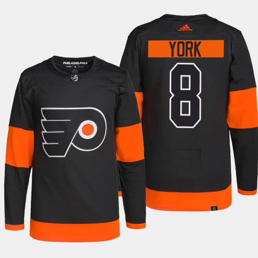 men flyers cam york authentic pro alternate primegreen black jersey