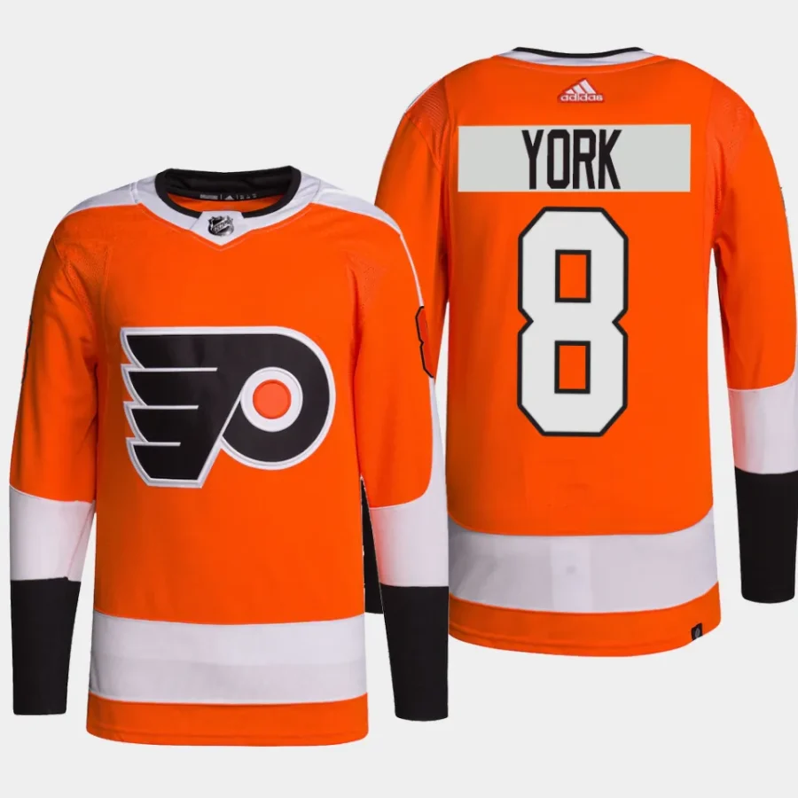 men flyers cam york authentic pro home primegreen orange jersey