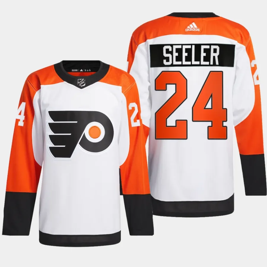 men flyers nick seeler 2023 24 away authentic primegreen white jersey