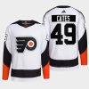 men flyers noah cates 2022 authentic primegreen reverse retro 2.0 white jersey