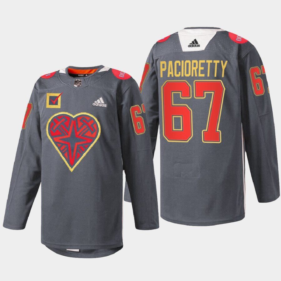 men golden knights max pacioretty 2022 warm up donorawareness black jersey