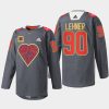 men golden knights robin lehner 2022 warm up donorawareness black jersey