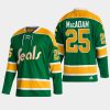 men golden seals al macadam 2022 23 authentic reverse retro 2.0 green jersey