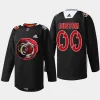 men hurricanes custom limited edition 2024 black excellence black jersey