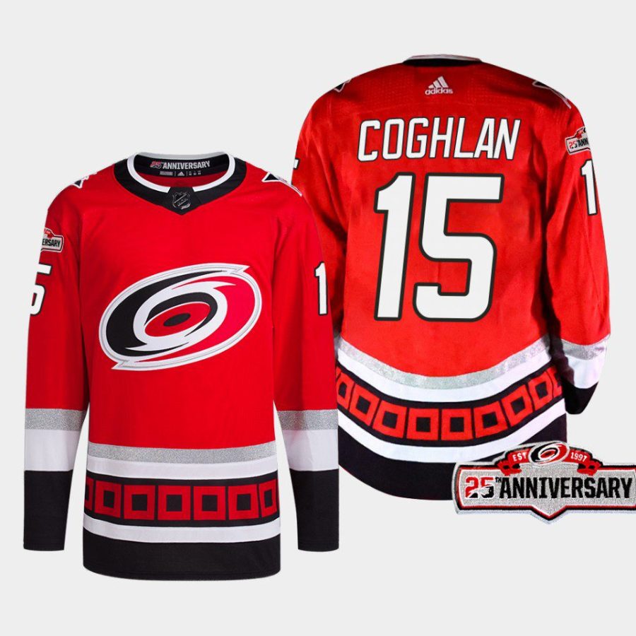 men hurricanes dylan coghlan 2022 23 25th anniversary third red jersey