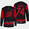 men hurricanes jaccob slavin primegreen authentic 2023 nhl stadium series black jersey