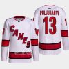 men hurricanes jesse puljujarvi 2022 23 away authentic primegreen white jersey