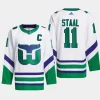 men hurricanes jordan staal primegreen whalers white jersey