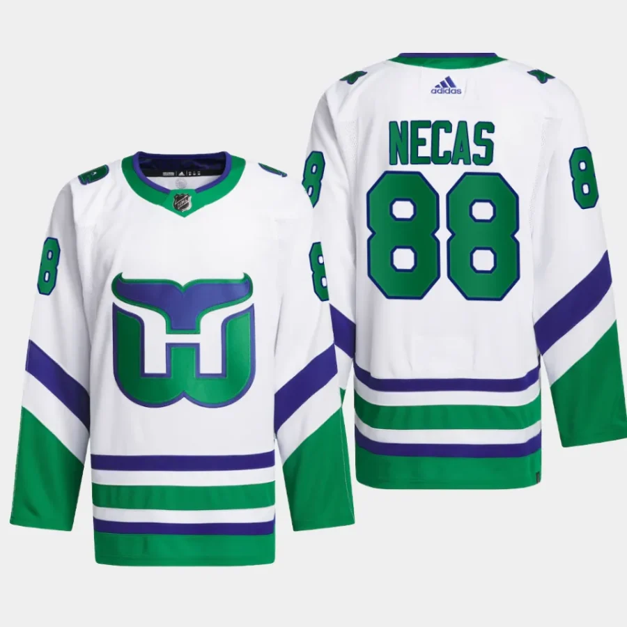 men hurricanes martin necas primegreen whalers white jersey