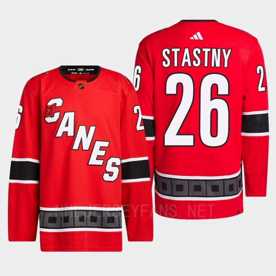 men hurricanes paul stastny 2022 authentic primegreen reverse retro 2.0 red jersey