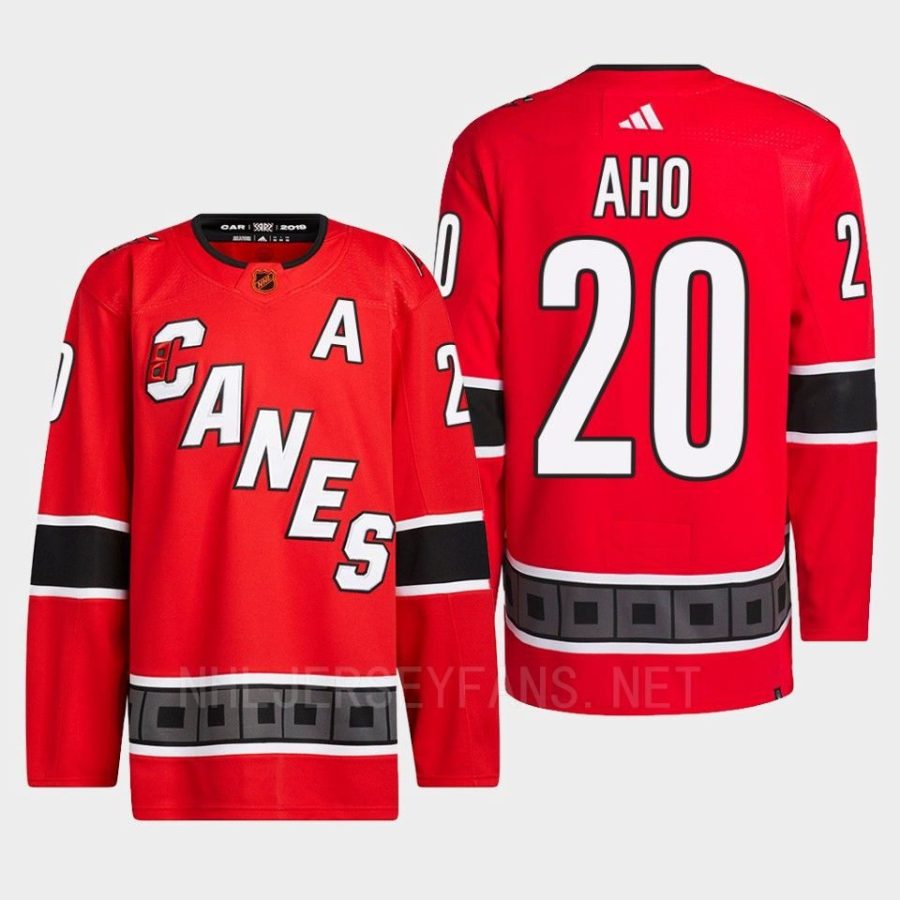 men hurricanes sebastian aho 2022 authentic primegreen reverse retro 2.0 red jersey