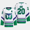 men hurricanes sebastian aho primegreen whalers white jersey