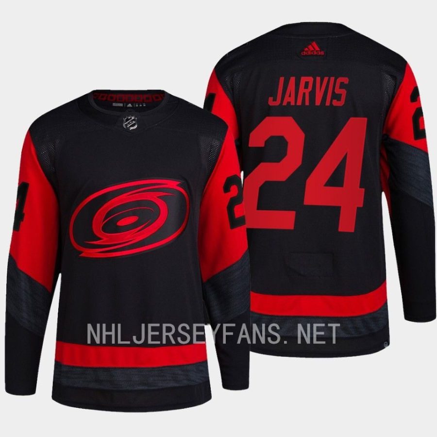 men hurricanes seth jarvis primegreen authentic 2023 nhl stadium series black jersey