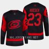 men hurricanes stefan noesen primegreen authentic 2023 nhl stadium series black jersey