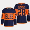 men islanders alexander romanov authentic pro 2024 nhl stadium series navy jersey