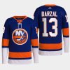 men islanders mathew barzal 2022 primegreen authentic pro home royal jersey