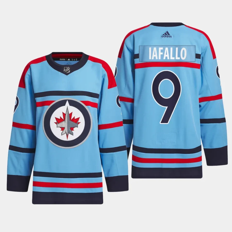 men jets alex iafallo 2023 24 primegreen rcaf centennial authentic light blue jersey