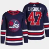 men jets declan chisholm primegreen alternate authentic pro navy jersey