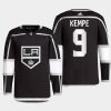 men kings adrian kempe 2022 primegreen authentic pro home black jersey