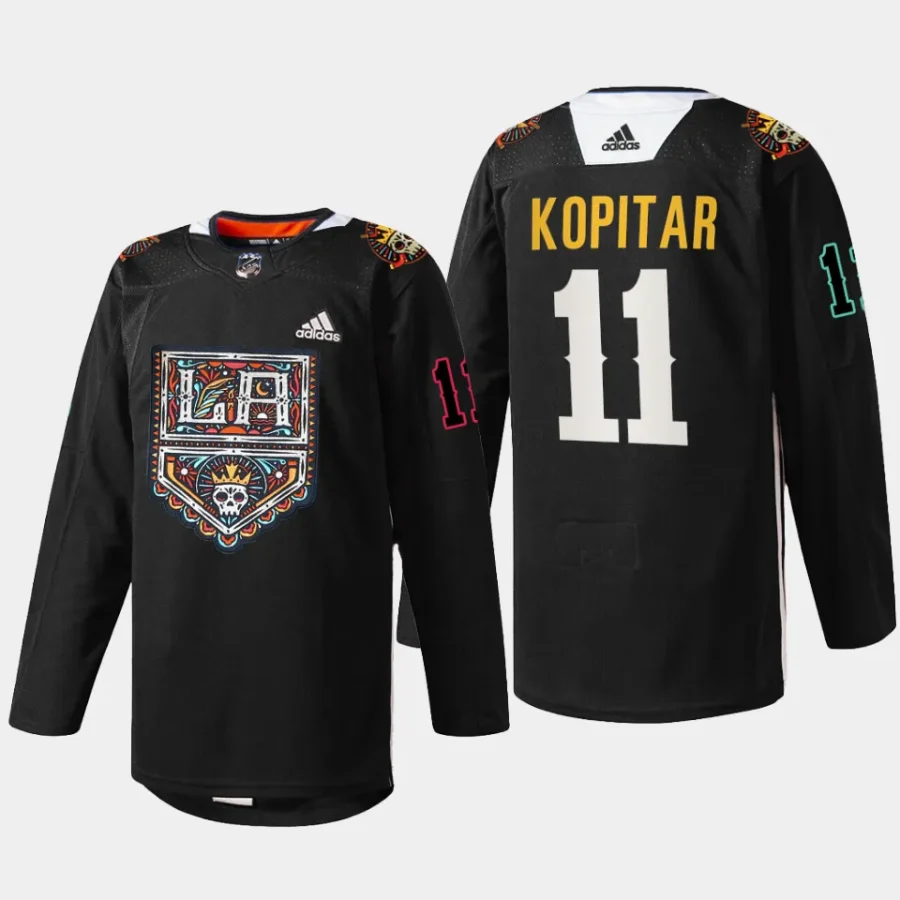 men kings anze kopitar specialty 2023 dia de muertos black jersey