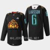 men kraken adam larsson 2023 specialty warmup black history month black jersey