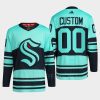 men kraken custom 2022 authentic primegreen reverse retro 2.0 ice blue jersey