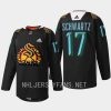 men kraken jaden schwartz 2023 specialty warmup black history month black jersey