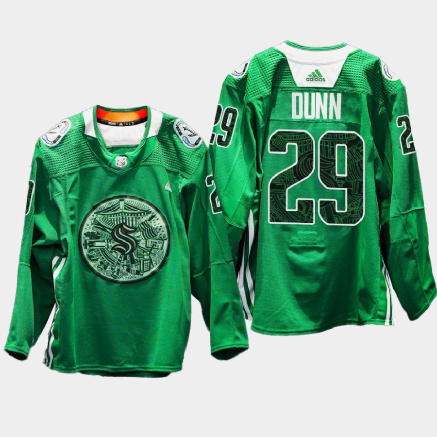 men kraken vince dunn eco conscious green night 2022 green jersey