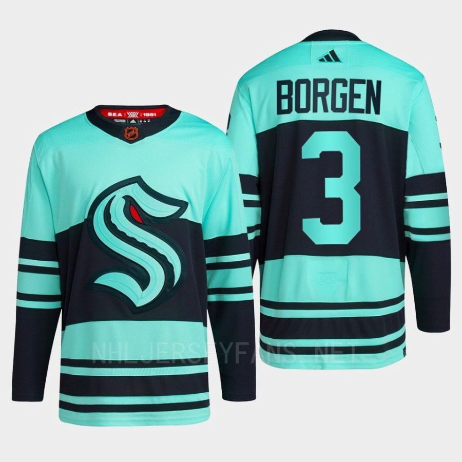 men kraken will borgen 2022 authentic primegreen reverse retro 2.0 ice blue jersey