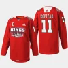 men la kings anze kopitar specialty 2023 x mas holiday red jersey