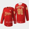 men la kings carl grundstrom 2022 warm up cherry la red jersey