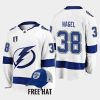 men lightning brandon hagel away 2022 stanley cup final white jersey