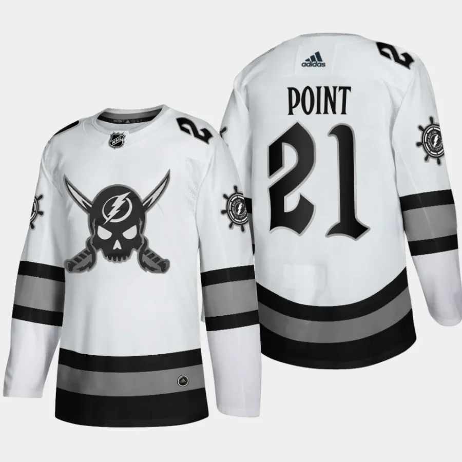 men lightning brayden point limited edition gasparilla inspired 2024 white jersey