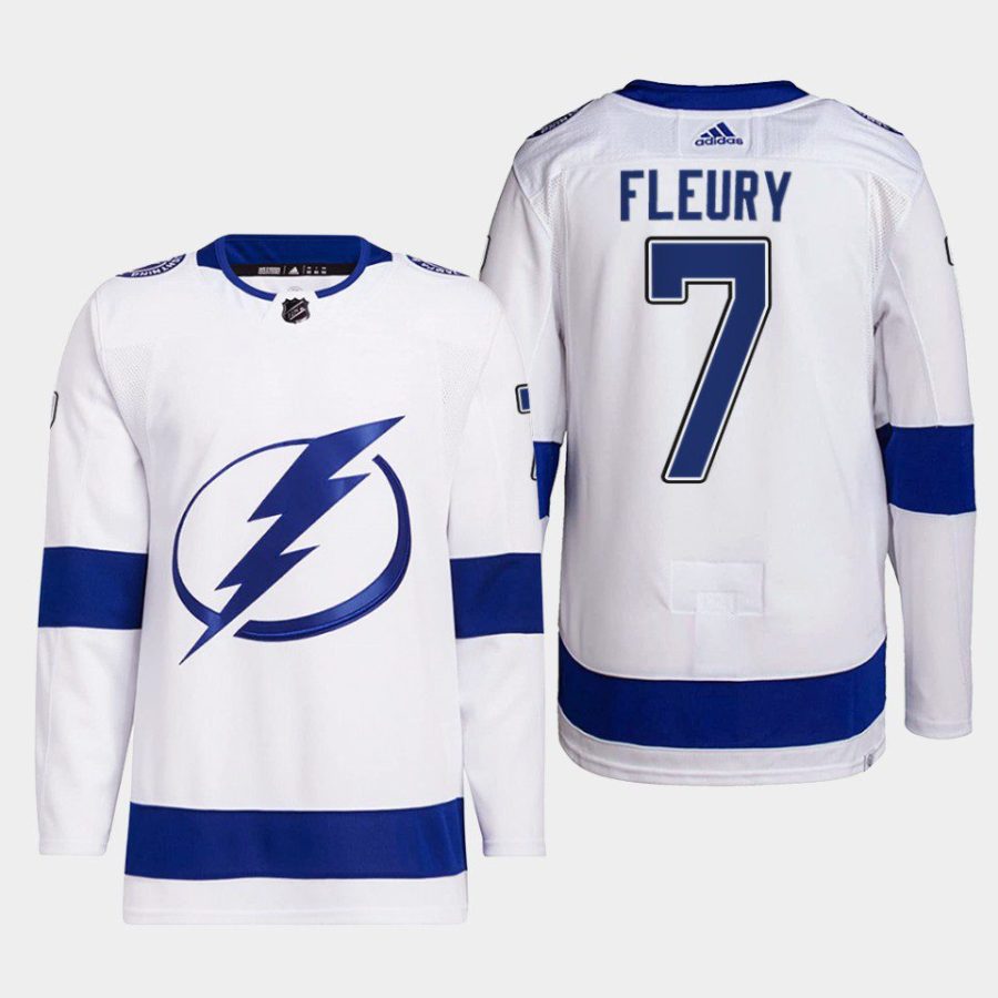 men lightning haydn fleury away primegreen authentic white jersey