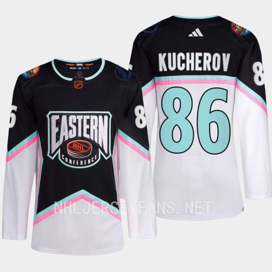 men lightning nikita kucherov eastern conference 2023 nhl all star authentic black jersey