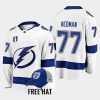 men lightning victor hedman away 2022 stanley cup final white jersey