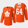 men maple leafs david kampf 2022 warmup every child matters orange jersey