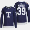 men maple leafs fraser minten primegreen heritage classic authentic pro navy jersey