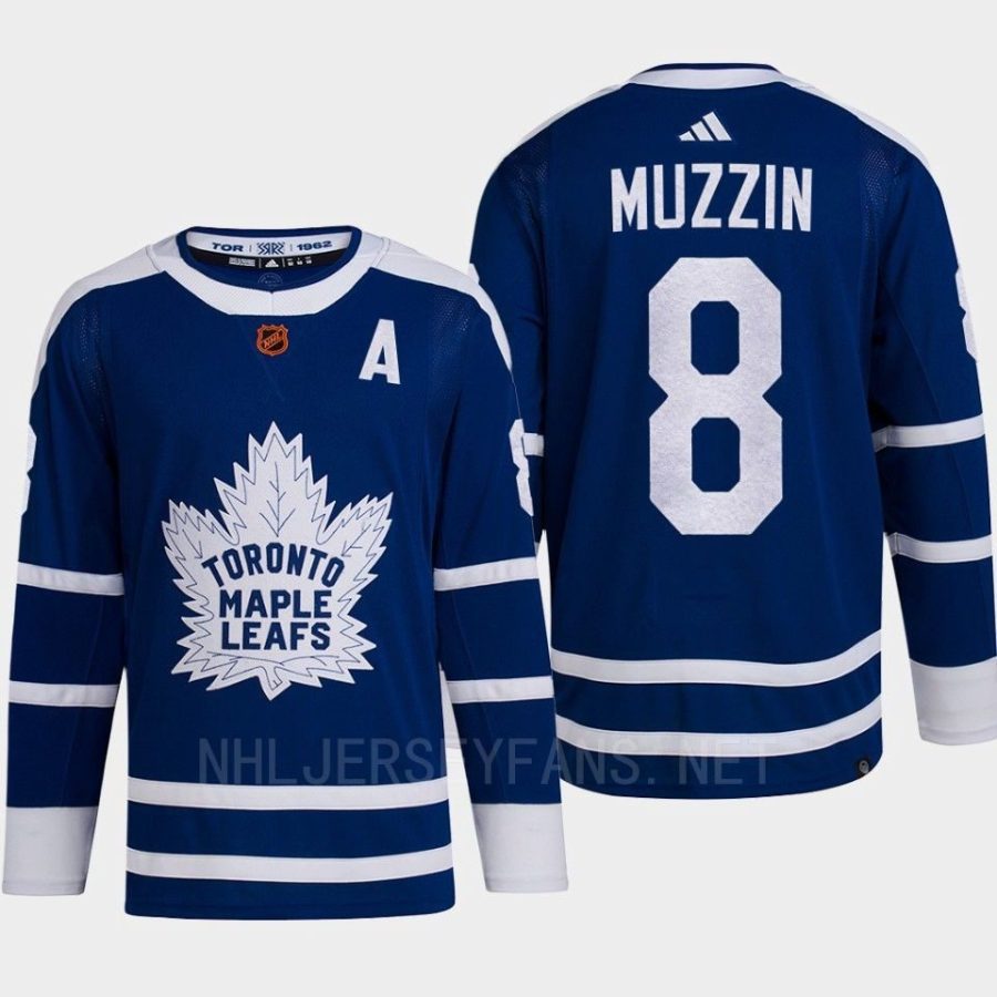 men maple leafs jake muzzin 2022 authentic primegreen reverse retro 2.0 blue jersey