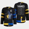 men maple leafs john tavares 2022 drew house split edition alternate black jersey