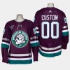 men mighty ducks custom 2023 24 third authentic 30th anniversary purple jersey