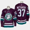 men mighty ducks mason mctavish 2023 24 third authentic 30th anniversary purple jersey