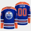 men oilers custom 2022 23 home primegreen authentic blue jersey