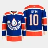 men oilers derek ryan primegreen 2023 nhl heritage classic authentic player royal jersey