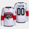 men panthers custom primegreen away authentic pro white jersey