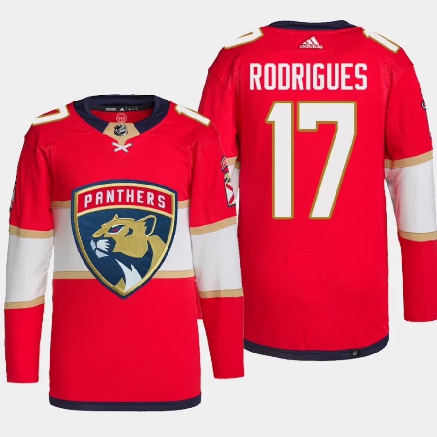 men panthers evan rodrigues primegreen home authentic pro red jersey