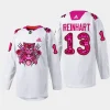 men panthers sam reinhart 2023 limited pink in the rink white jersey